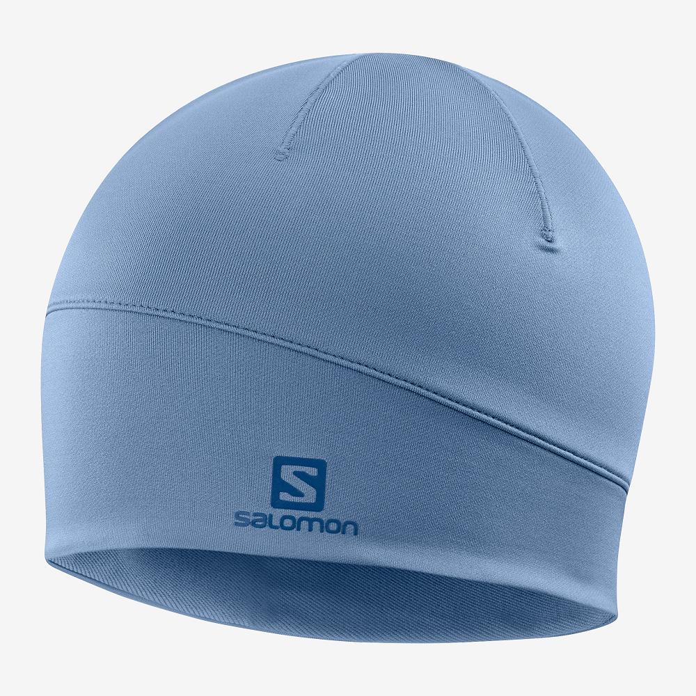 Salomon Singapore Mens Headwear - ACTIVE Blue | 75029-JACT